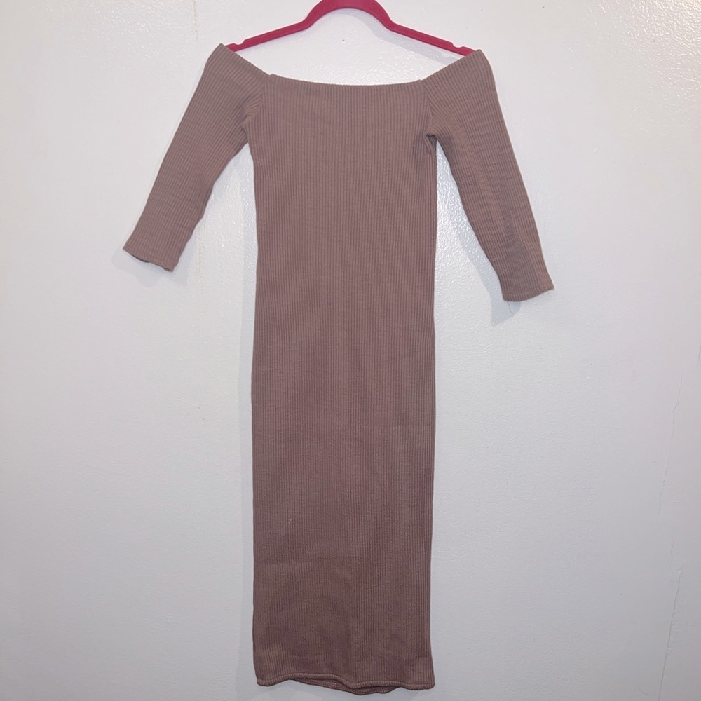 Zara mid knit dress (pastel pink purple)
Size M
Worn once